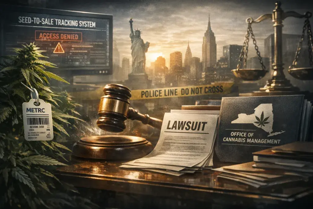 New York Cannabis Agency Faces Lawsuit Blocking Key Tracking System
