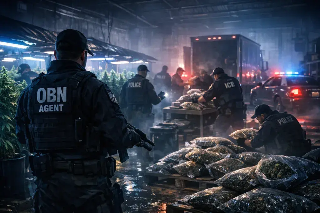 Oklahoma Bureau Seizes 5,000 Marijuana Plants in Ardmore Warehouse Raid