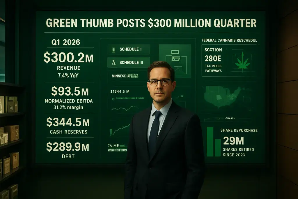 Green Thumb Posts $300 Million Quarter as Federal Rescheduling Reshapes Cannabis Business Math