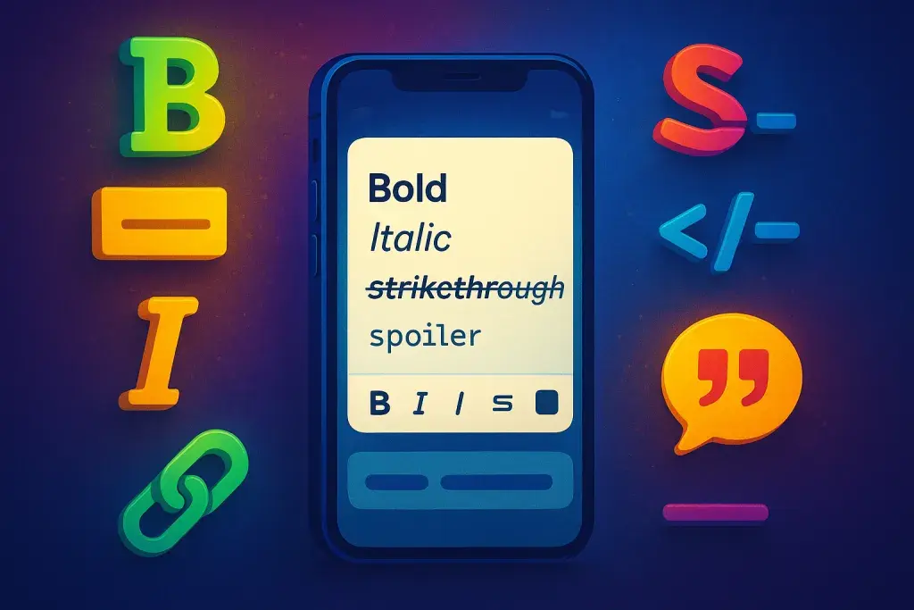 Telegram Rich Text Editor, explained