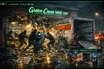 Houston Smoke Shop Endures Brutal U-Haul Break-In on Camera
