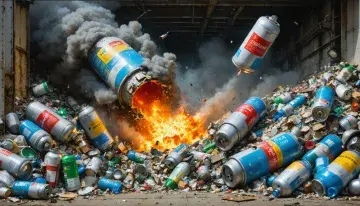 Discarded Nitrous Oxide Canisters Explode in Metro Vancouver Waste Facilities